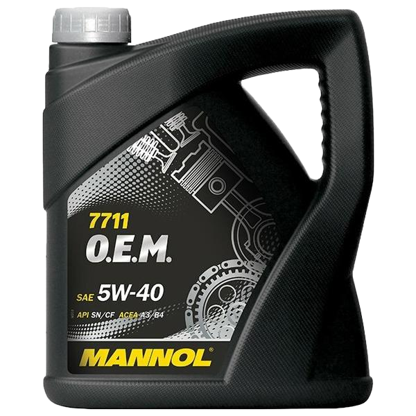 Моторное масло Mannol 7711 O.E.M. for Daewoo GM 5W-40, 4л (Mannol: MN7711-4)